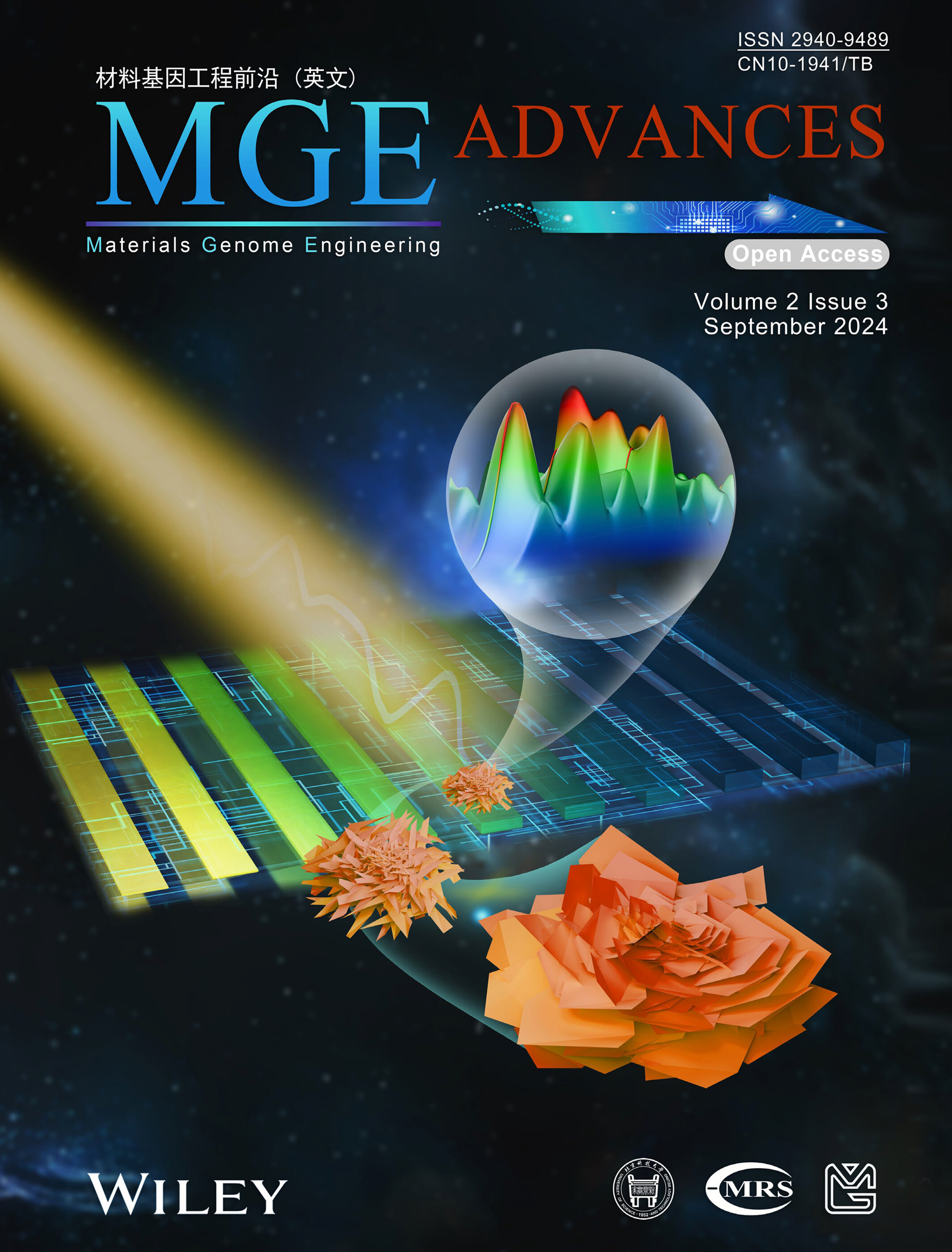 Materials Genome Engineering Advances: Volume 2, Issue 3